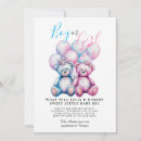 Search for bears gender reveal invitations Girl