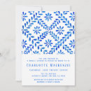 Search for blue tile invitations Santorini