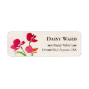 Search for snail mail return address labels Flowers