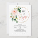 Search for christian easter invitations Botanical
