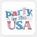 Search for vintage fourth of july stickers Retro
