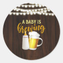 Search for beer party stickers Beer baby shower