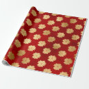 Search for gold flowers wrapping paper Classic