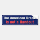 Search for dream bumper stickers Political