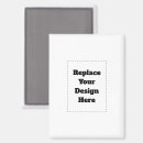 Search for blank magnets Printable editable modern  logo