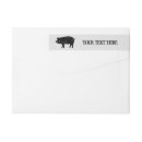 Search for pig return address labels Silhouette