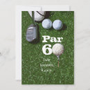Search for for golfers birthday invitations Par