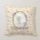 Search for bichon frise dog cushions For her