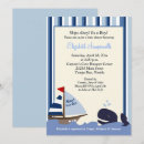 Search for blue whale baby shower invitations Boat