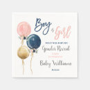 Search for gender reveal napkins Baby shower