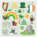 Search for ireland travel stickers Shamrock