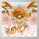 Search for colourful skull posters Skeleton