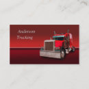 Search for red truck business cards Driver