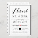 Search for lunch invitations Black and white