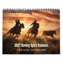 Search for cowboy calendars Western