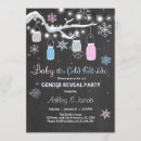 Search for chalkboard gender reveal invitations He or she