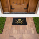 Search for pirate doormats Skull and crossbones