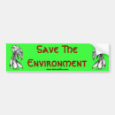 Search for save the environment bumper stickers Protect