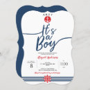 Search for ahoy its a boy invitations Blue