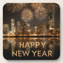 Search for happy new year coasters Fireworks