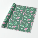 Search for peppermint christmas wrapping paper Cane
