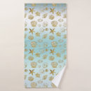 Search for aqua gold bath towels Sea