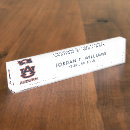 Search for university name plates Aubie the tiger