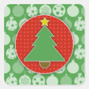 Search for seasons greetings star stickers Red