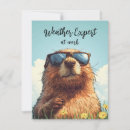 Search for groundhog day cards Woodchuck