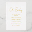 Search for foil baby shower invitations Simple