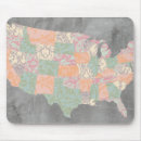 Search for us map mousepads United states