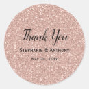 Search for rose gold glitter round stickers Faux