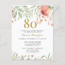 Search for 80 year old birthday invitations Eighty