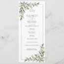 Search for eucalyptus wedding programs Order of service