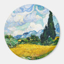 Search for wheat magnets Wheat field with cypresses