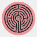 Search for mazes stickers Meditation