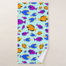 Search for tropical fish bath towels Nautical