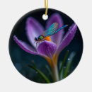 Search for dragonfly christmas tree decorations Purple