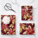 Search for fancy christmas wrapping paper Red