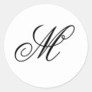 Search for fancy monogram stickers Black