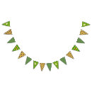 Search for green and gold bunting flags Sports