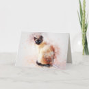 Search for siamese cat art cards Kitty