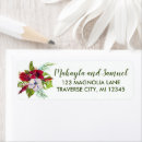 Search for tropical island return address labels Hibiscus