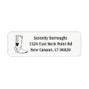 Search for western wedding return address labels Cowboy boots