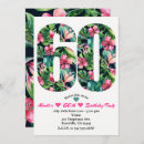 Search for tropical 60th birthday invitations Sixtieth
