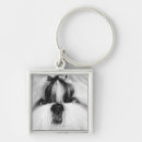 Search for bow square key rings Black and white