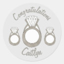Search for diamond ring stickers Bridal shower