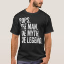 Search for pop man myth the legend tshirts Funny