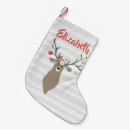 Search for deer christmas stockings Whimsical