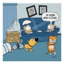 Search for cat pillow posters Cartoon